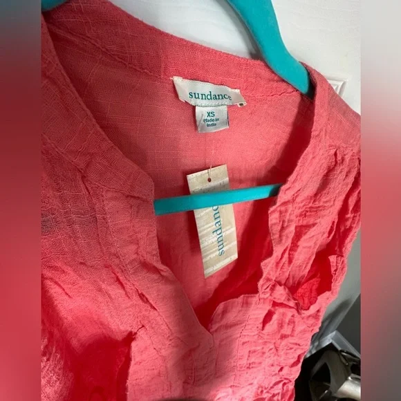 ‼️RARE‼️🎸SUNDANCE🎸🔥NWT🔥MODERN SHORES TOP in Coral— XS